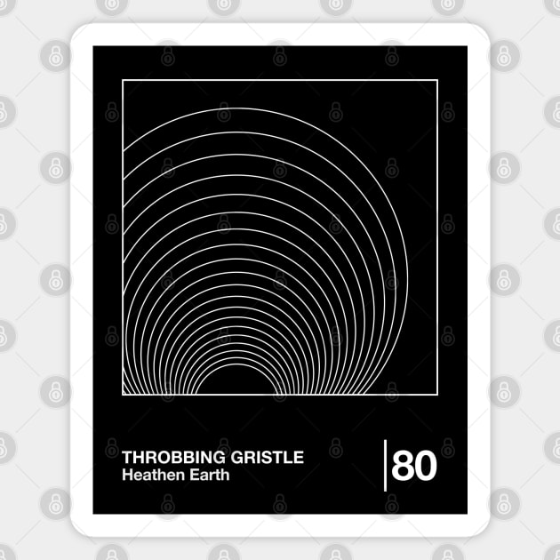 Throbbing Gristle / Minimalist Style Graphic Design Magnet by saudade